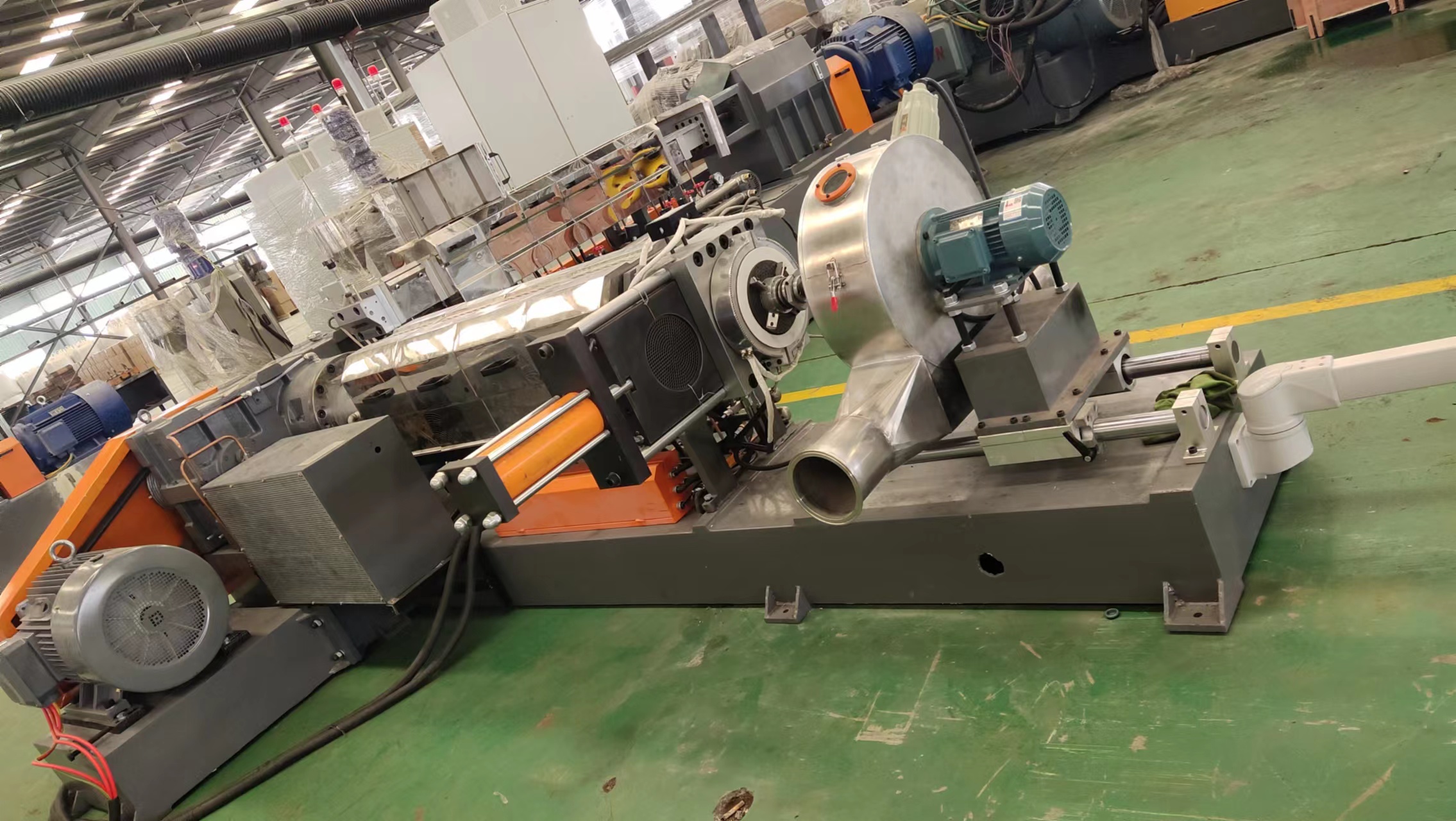 PVC電纜料造粒機_PVC電纜料造粒機_佳德塑機