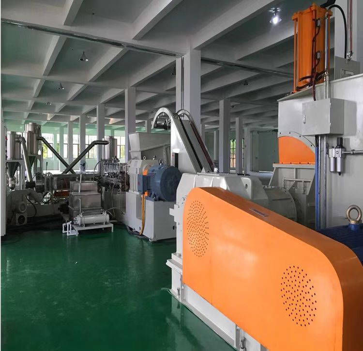 低煙無(wú)鹵阻燃聚烯烴電纜料造粒機(jī)_低煙無(wú)鹵阻燃電纜料造粒機(jī)_佳德